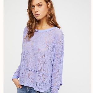 🆕{Free People} Not Cold in this Lace Top
